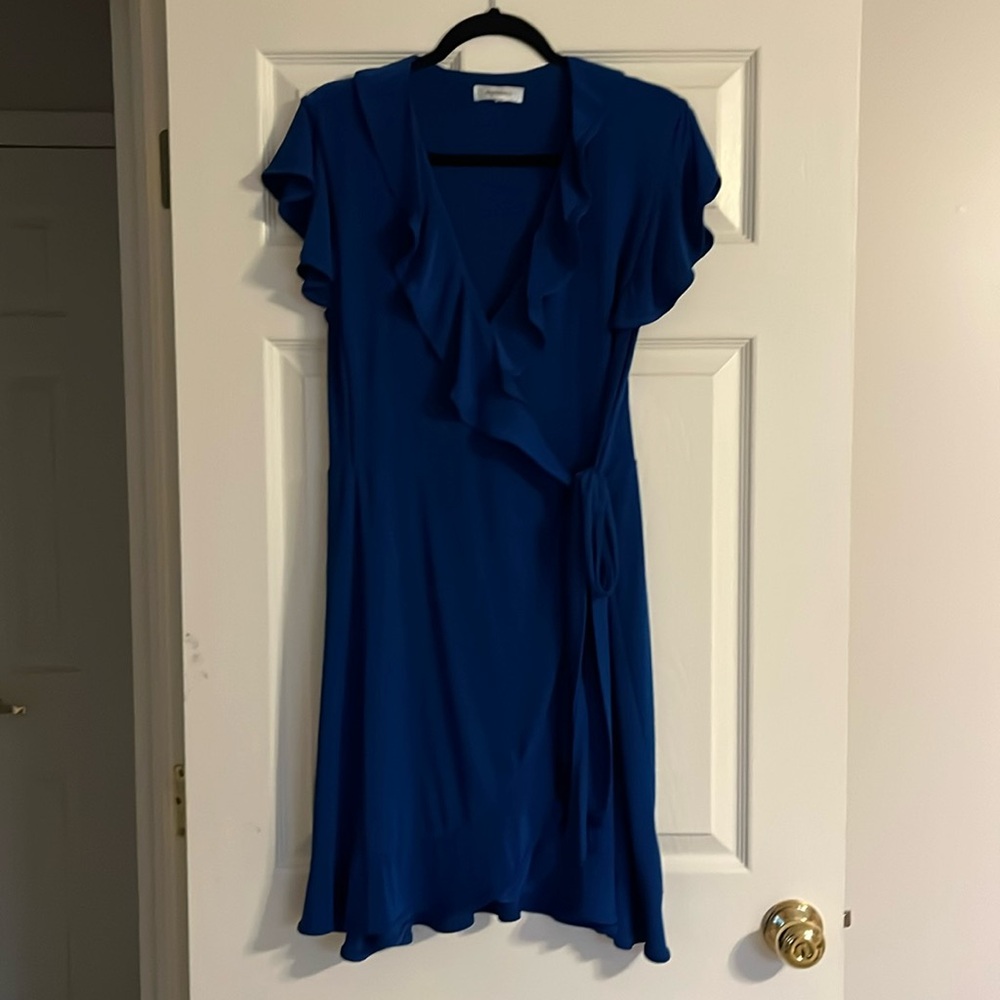 Blue Wrap Dress